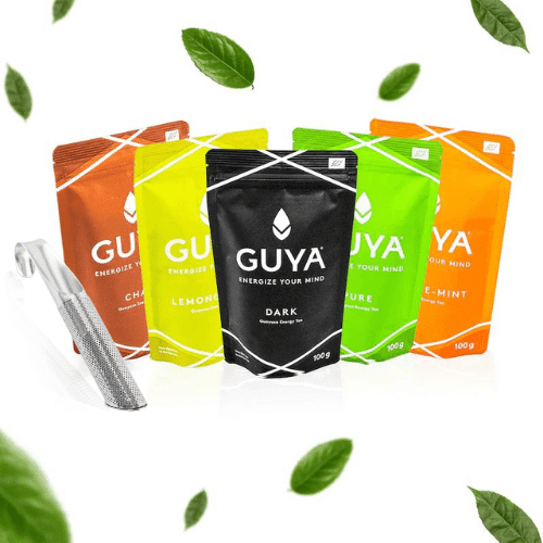 Probierset - Alle Guayusa Tees + Teesieb - GUYA - Guayusa GmbH