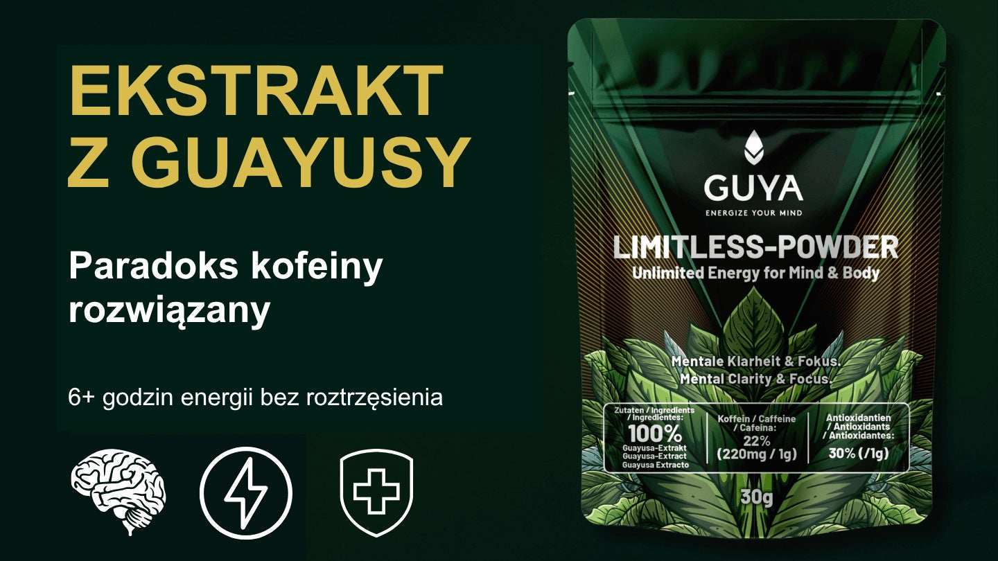 Ekstrakt z guayusy: rozwiązanie paradoksu kofeiny — energia bez drżenia