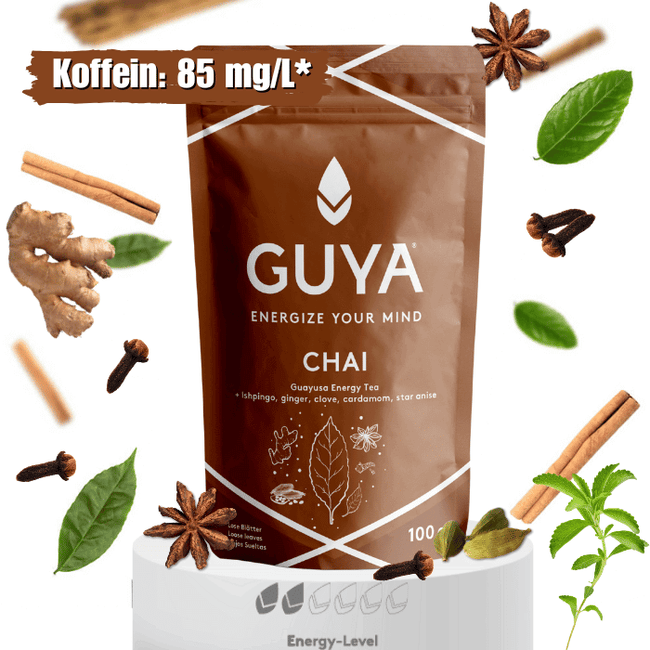 Herbata guayusa CHAI — PRZEDSPRZEDAŻ — kup ekologiczną herbatę guayusa — sklep internetowy GUYA Guayusa
