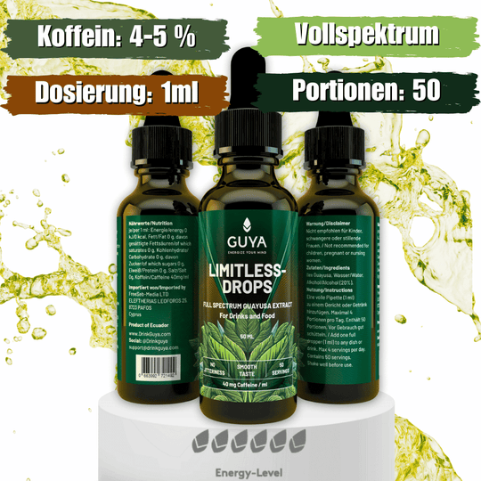Limitless-Drops – 100% Guayusa Extrakt-Konzentrat VORVERKAUF - Bio Guayusa Tee kaufen - GUYA Guayusa Online Shop