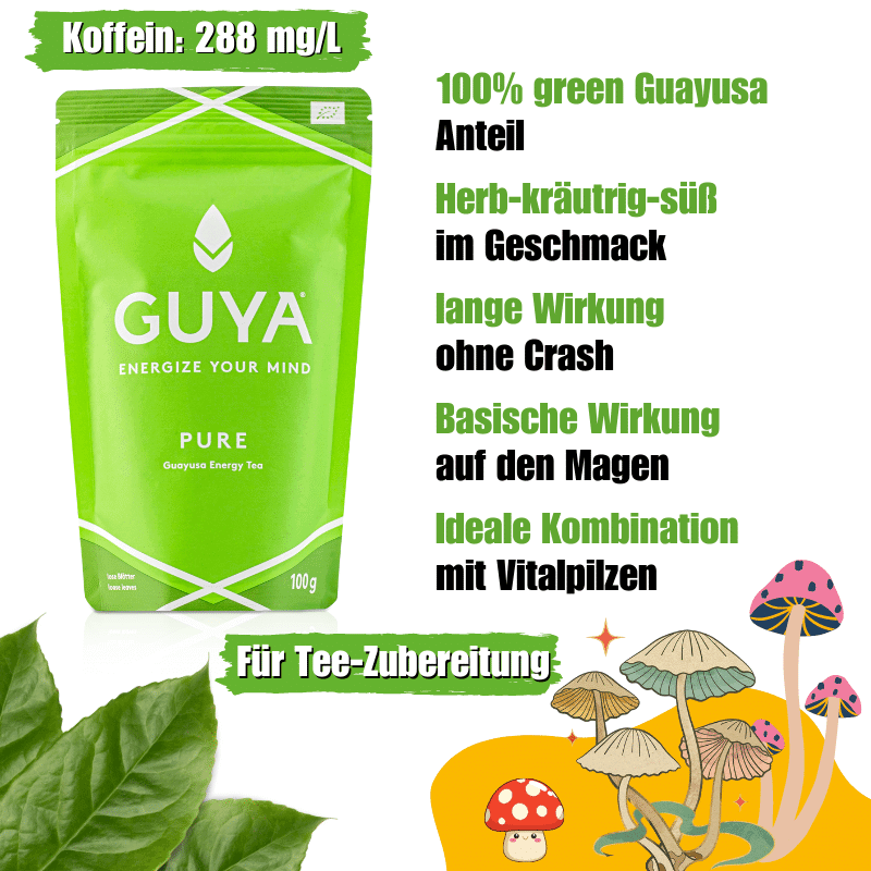 Guayusa-Vitalpilz-Bundle S - GUYA - Guayusa GmbH