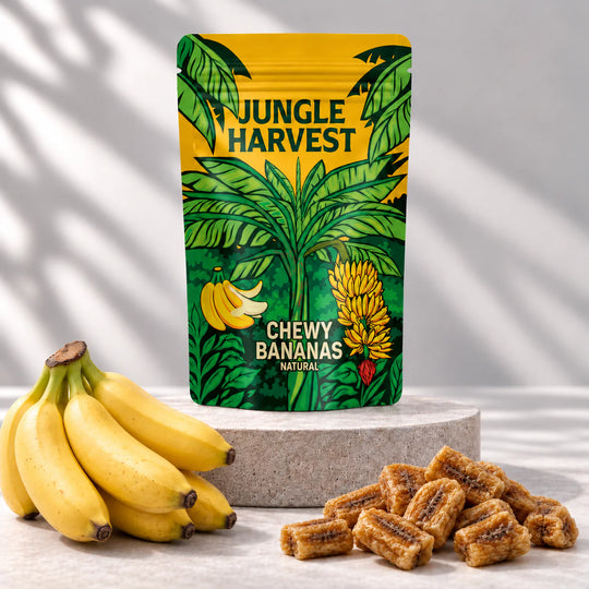 Chewy Bananas – Getrocknete Baby Bananen 400g – Titelbild
