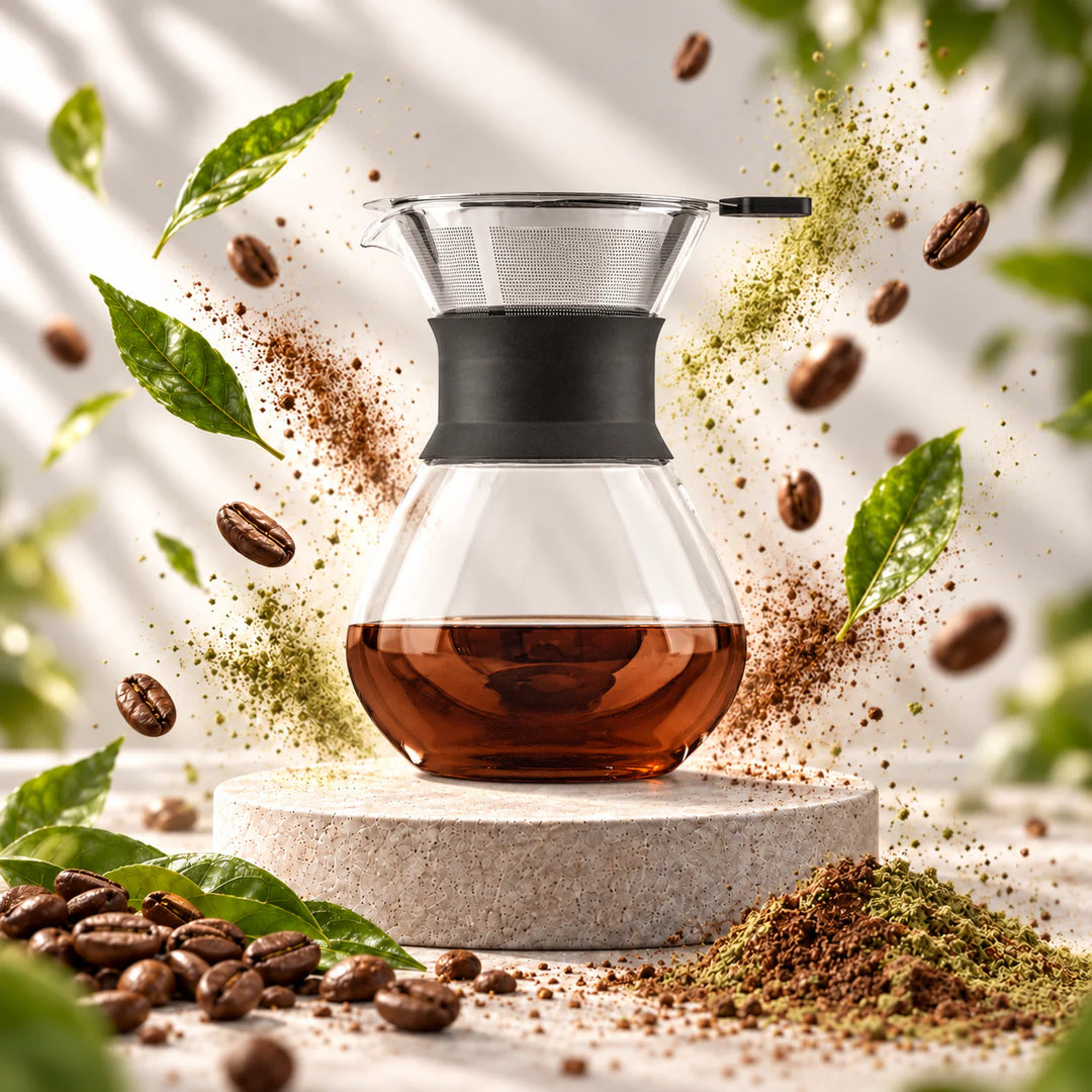 Dripper Powder 600ml Edelstahlsieb – Titelbild