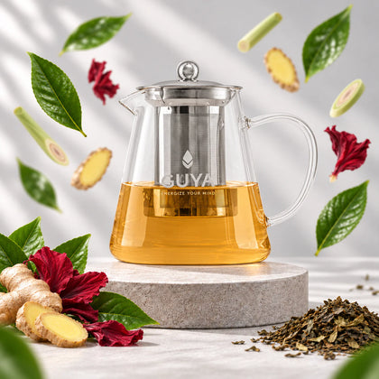Teekanne 950ml Edelstahlsieb – Titelbild