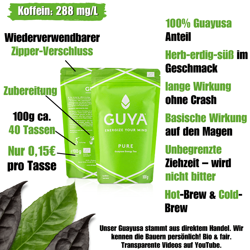 Bio Guayusa Tee – Pure - GUYA - Guayusa GmbH