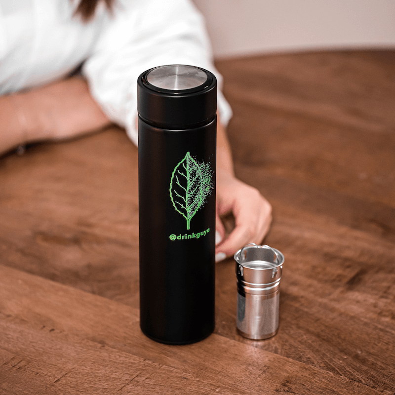 Bouteille - Thermos peut 500 ml d'acier inoxydable avec une passoire à thé