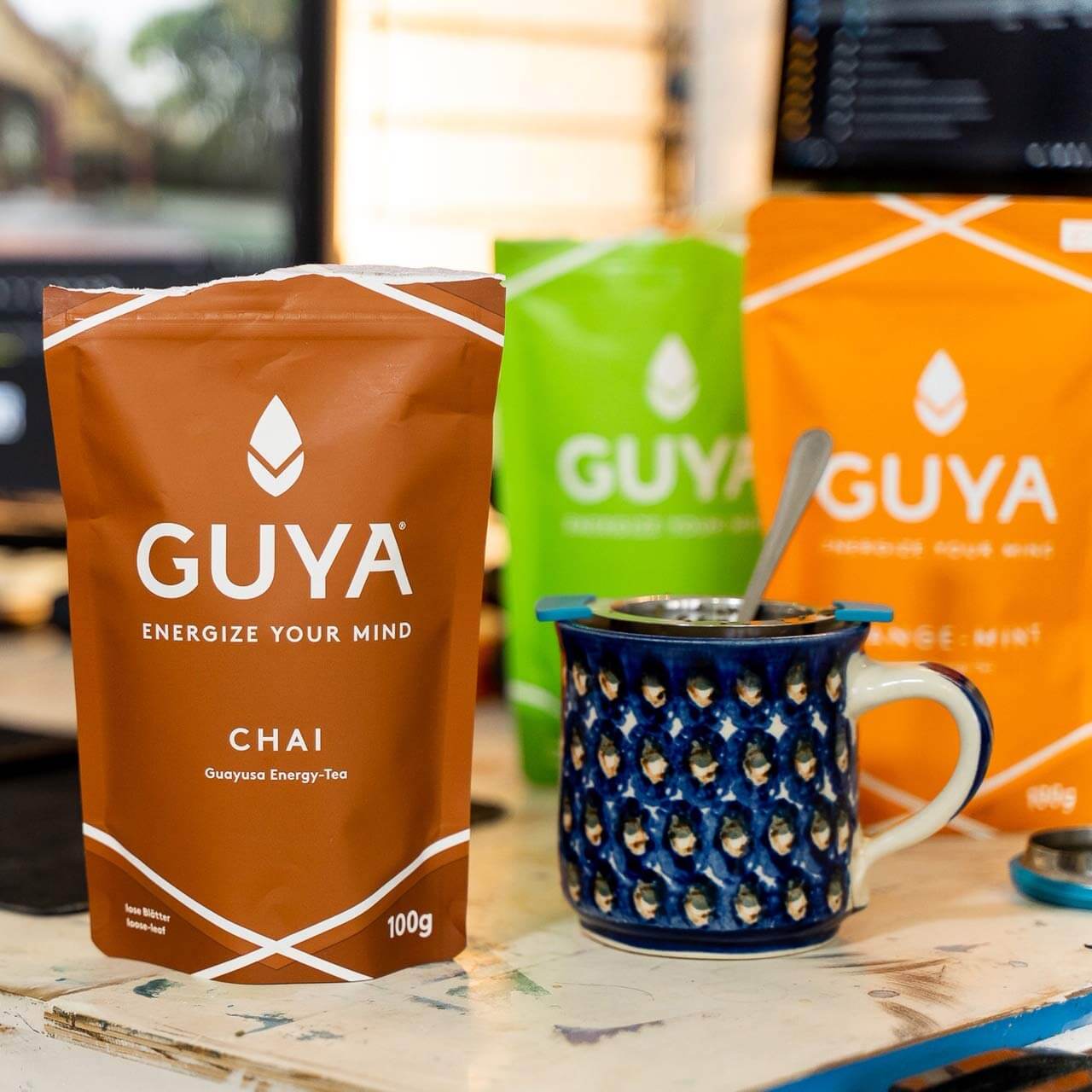 GUYA Teesorten mit Guayusa