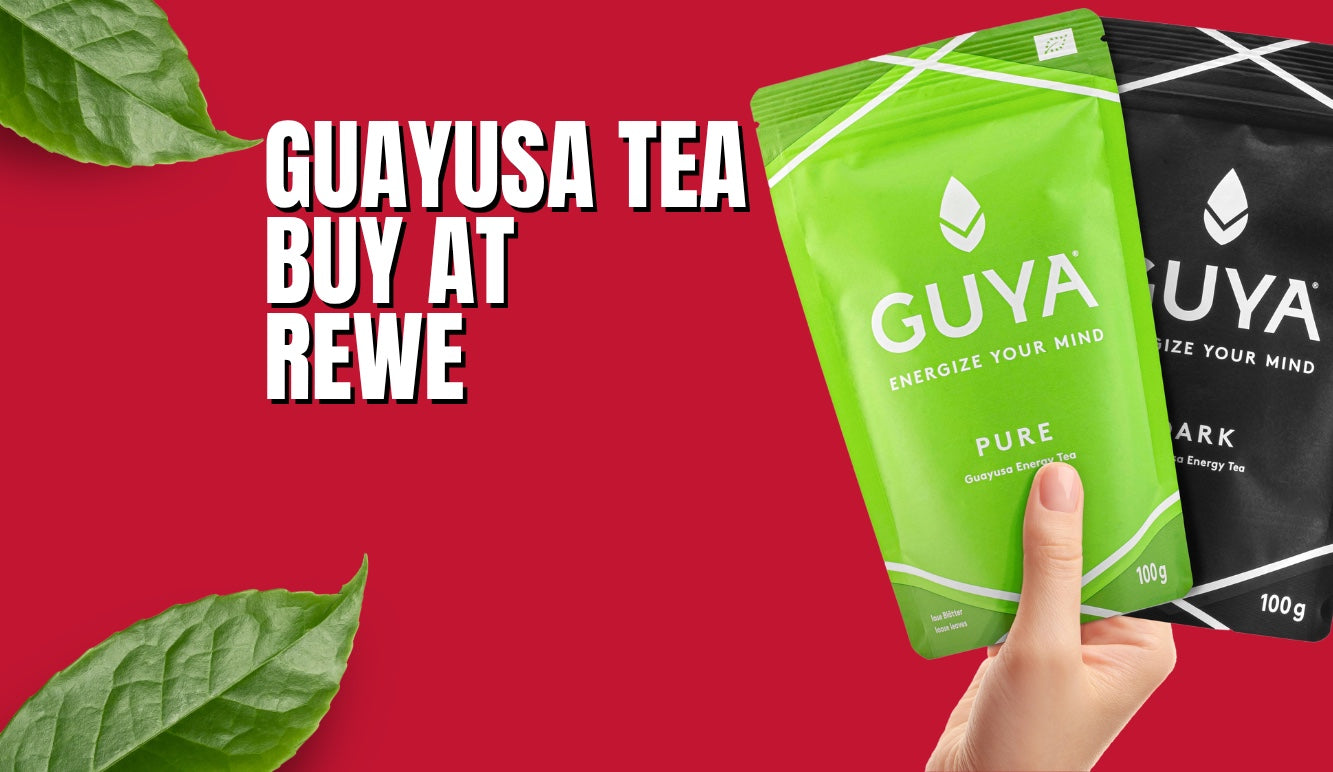Buy Guayusa tea at REWE and get a discount!