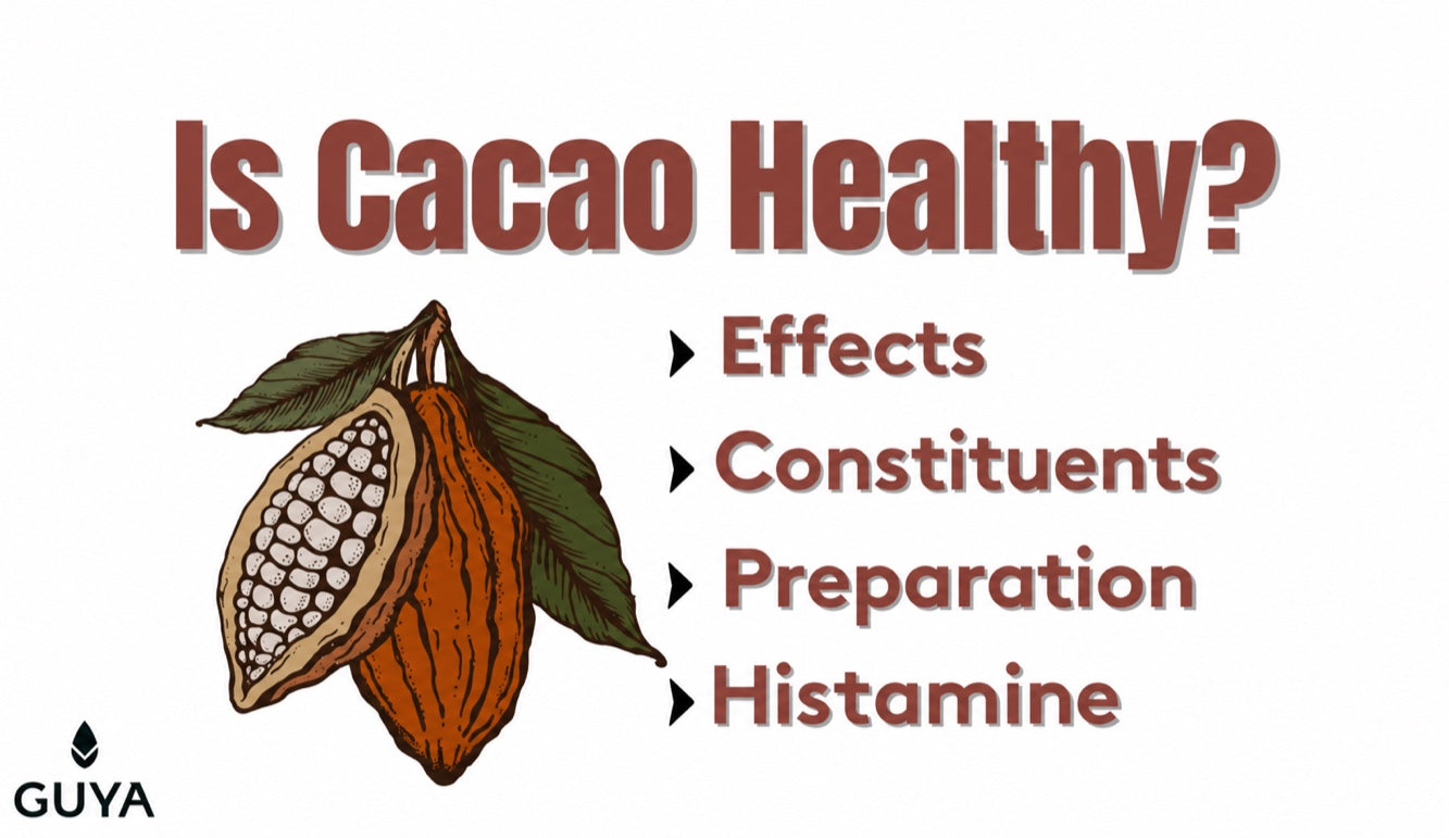 Is cacao healthy? Ingredients, effects, histamine and preparation
