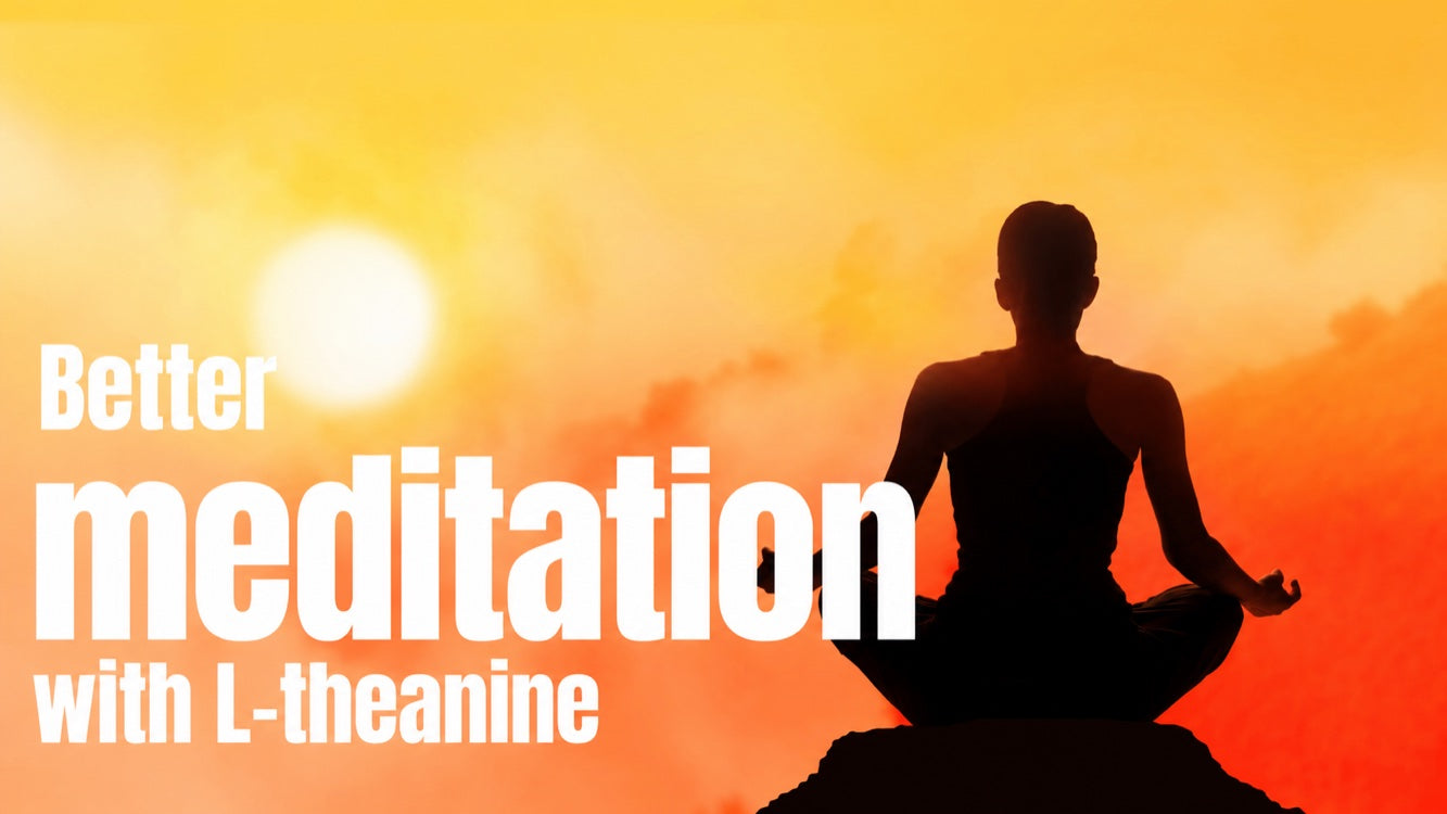 L-theanine and meditation for calm alertness