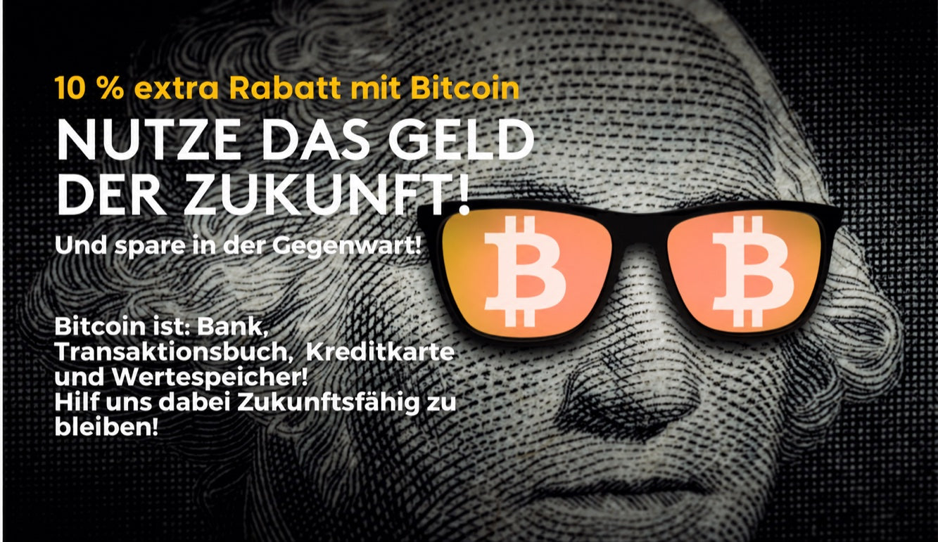 Mit Bitcoin bezahlen und 10 % extra sparen – Onlineshop für nachhaltige Produkte