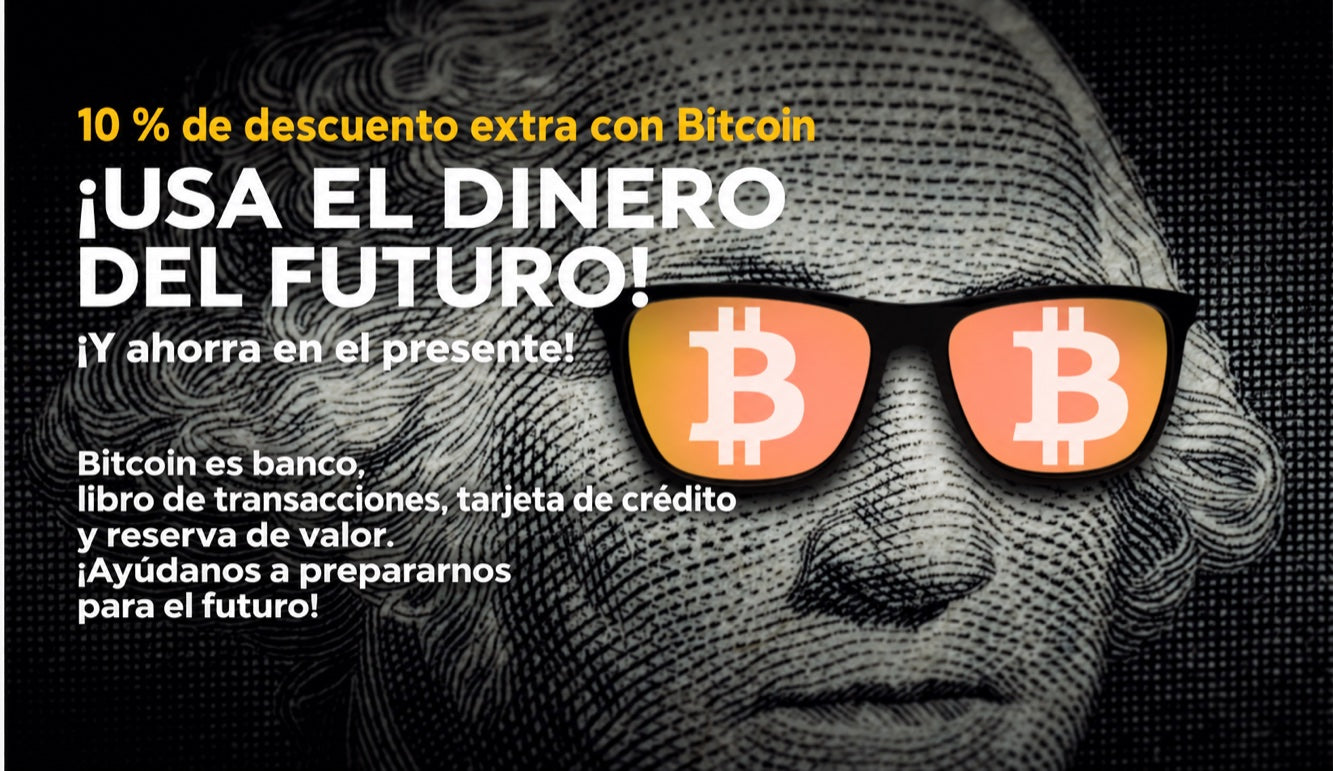 Paga con Bitcoin y ahorra un 10 % adicional – tienda online de productos sostenibles