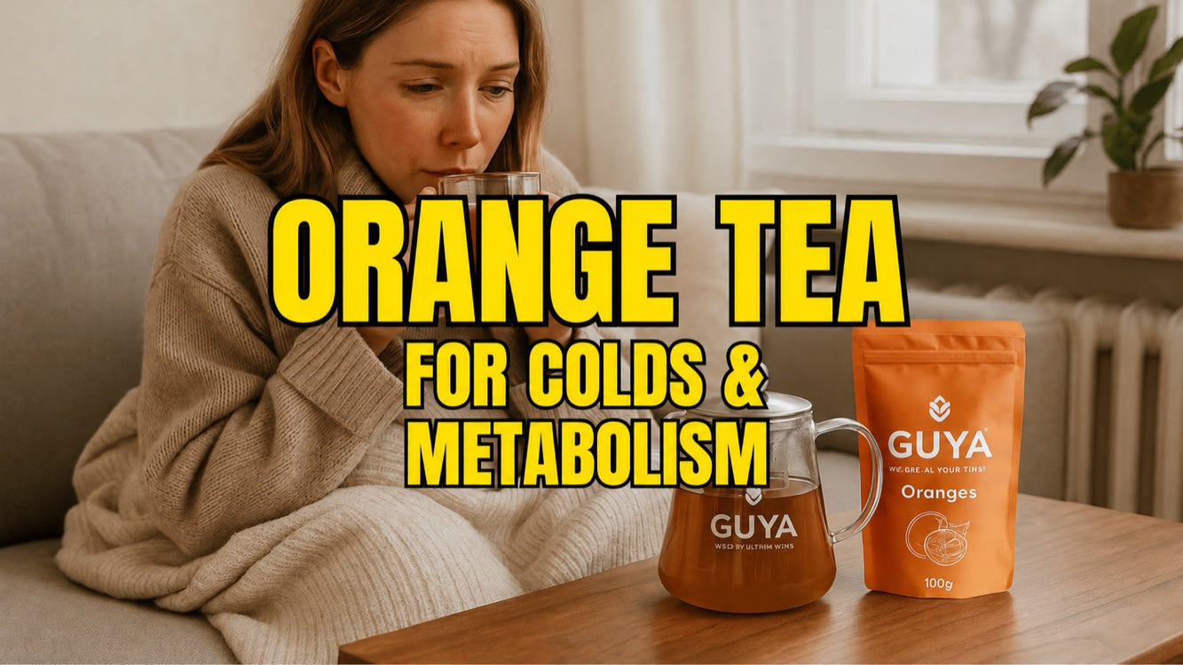 Ginger-orange tea for colds or weight loss? Recipe included