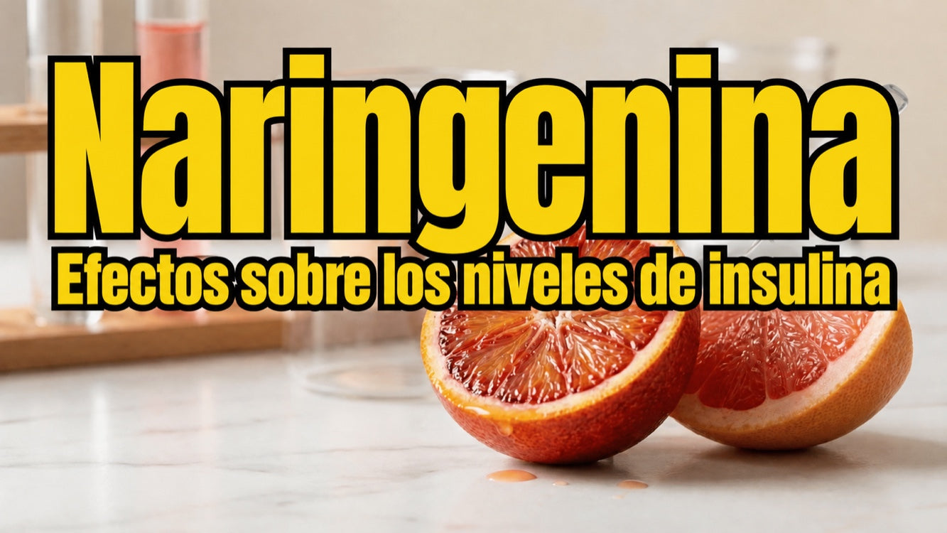¿Cómo afecta la naringenina a los niveles de insulina en las personas?