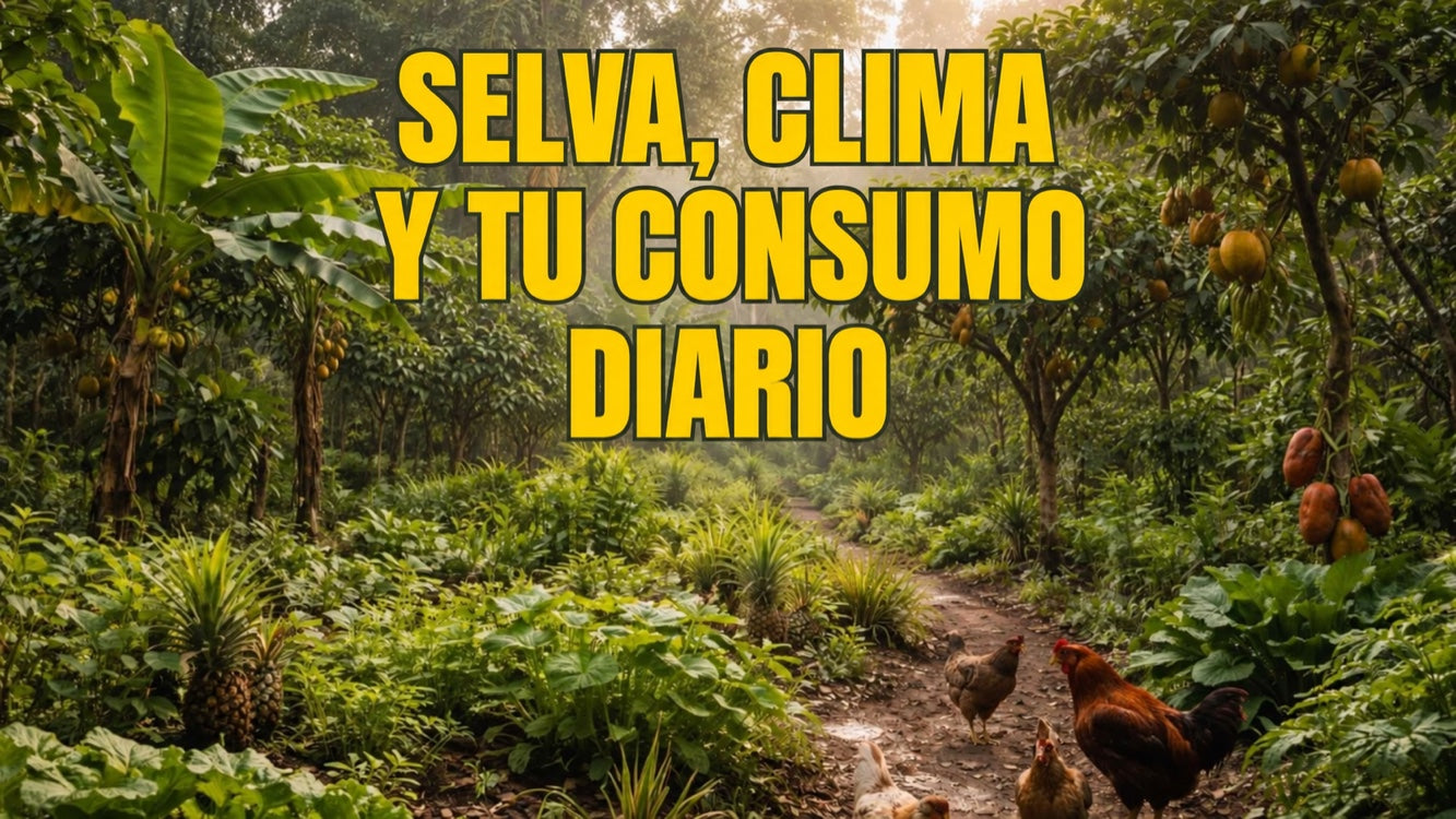 Por qué la biodiversidad empieza en tu taza: selva tropical, clima y consumo cotidiano
