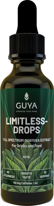 LIMITLESS Drops – 100 % skoncentrowany ekstrakt z guayusy