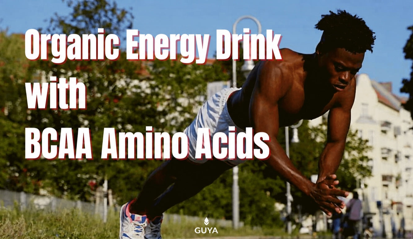 BCAA energy drink: natural organic energy drink with amino acids