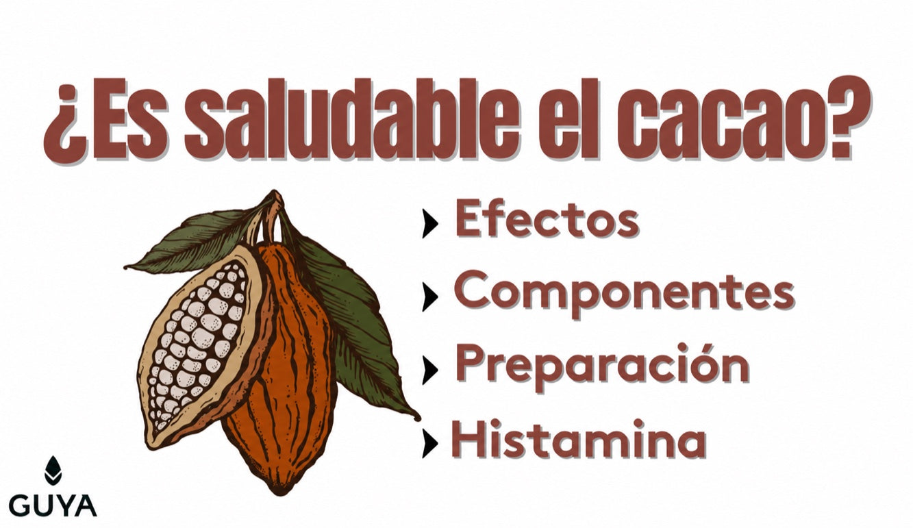 ¿Es saludable el cacao? Ingredientes, efectos, histamina y preparación