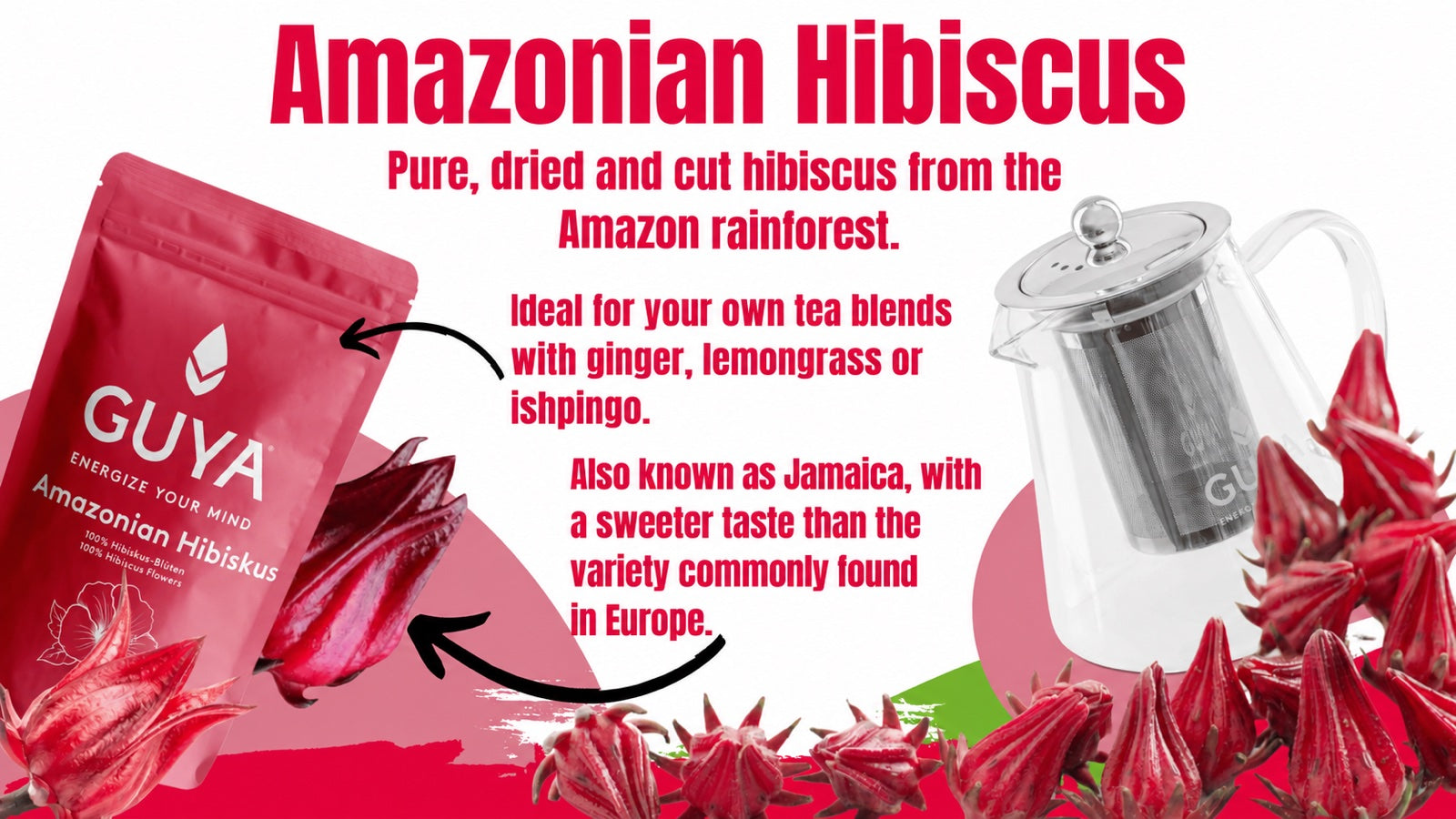 Hibiscus Tea – Amazonian Hibiscus – Flor de Jamaica