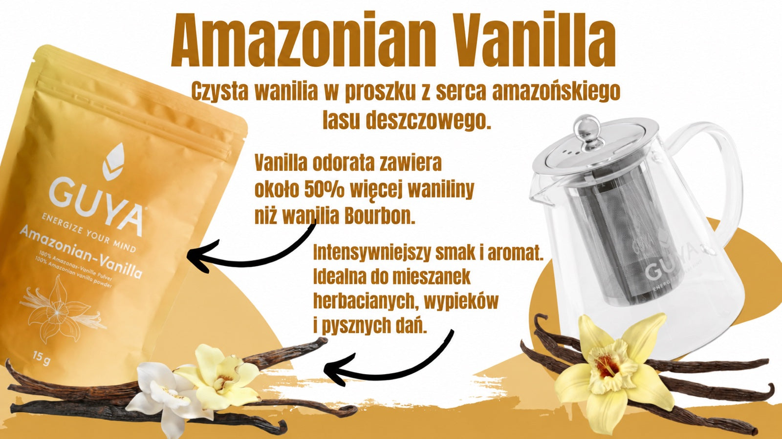 Wanilia w proszku – Amazonian Vanilla – Vanilla odorata