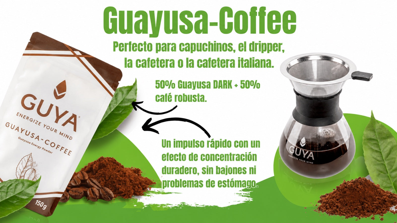 Guayusa-Coffee – en polvo