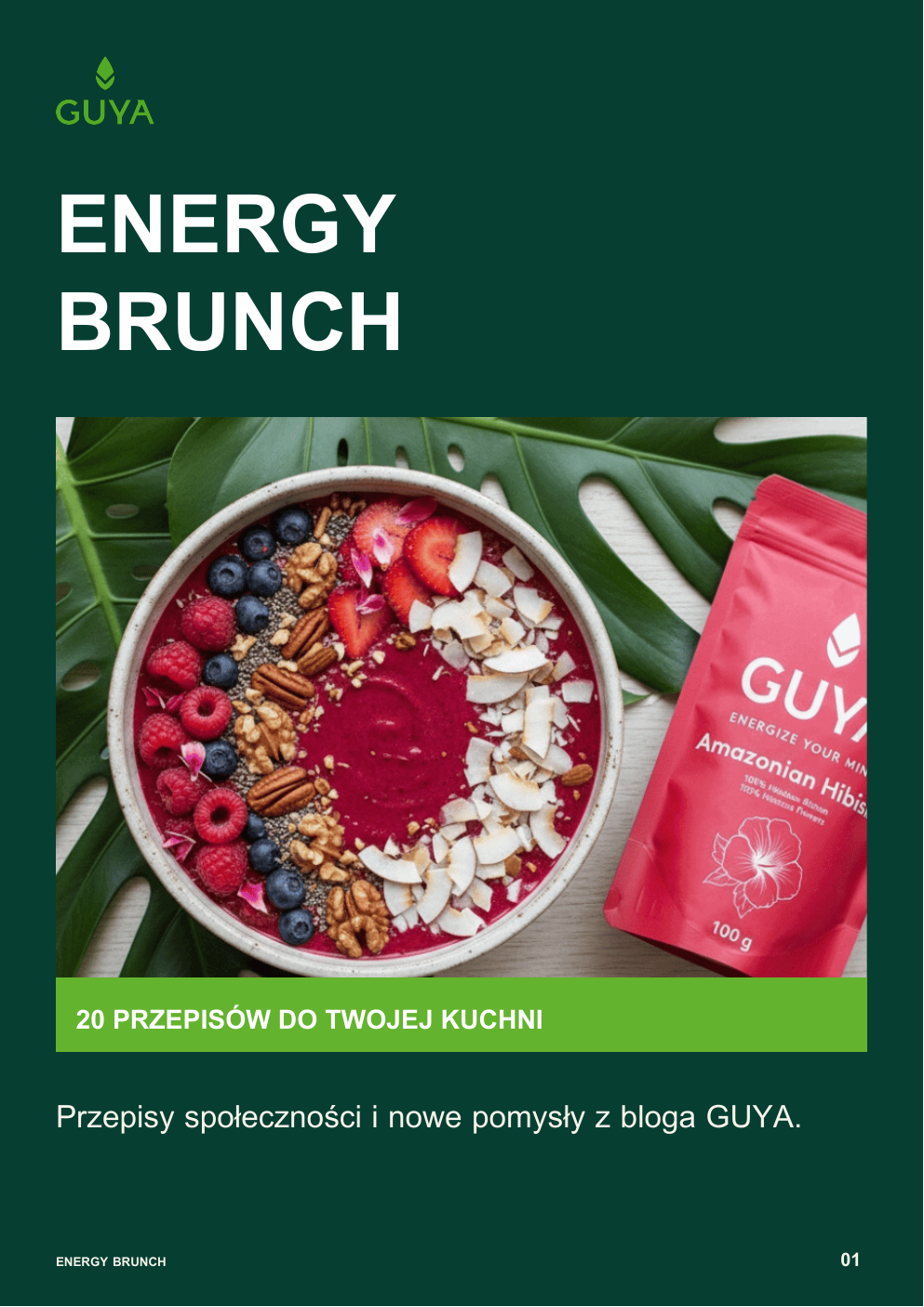GUYA Energy Brunch – 20 przepisów