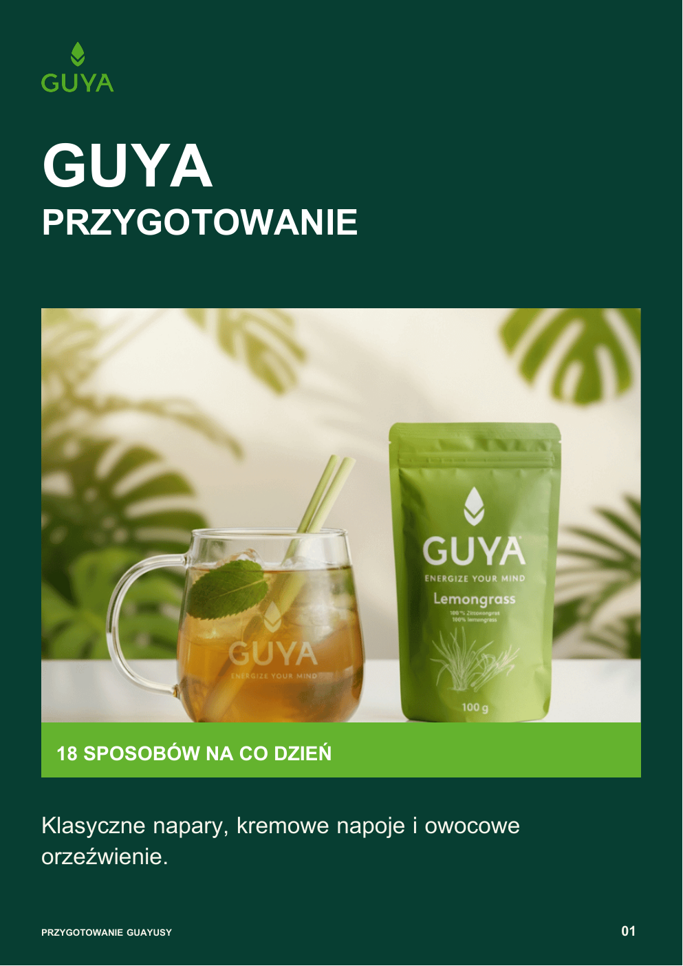 GUYA Przygotowanie guayusy – 18 wariantów