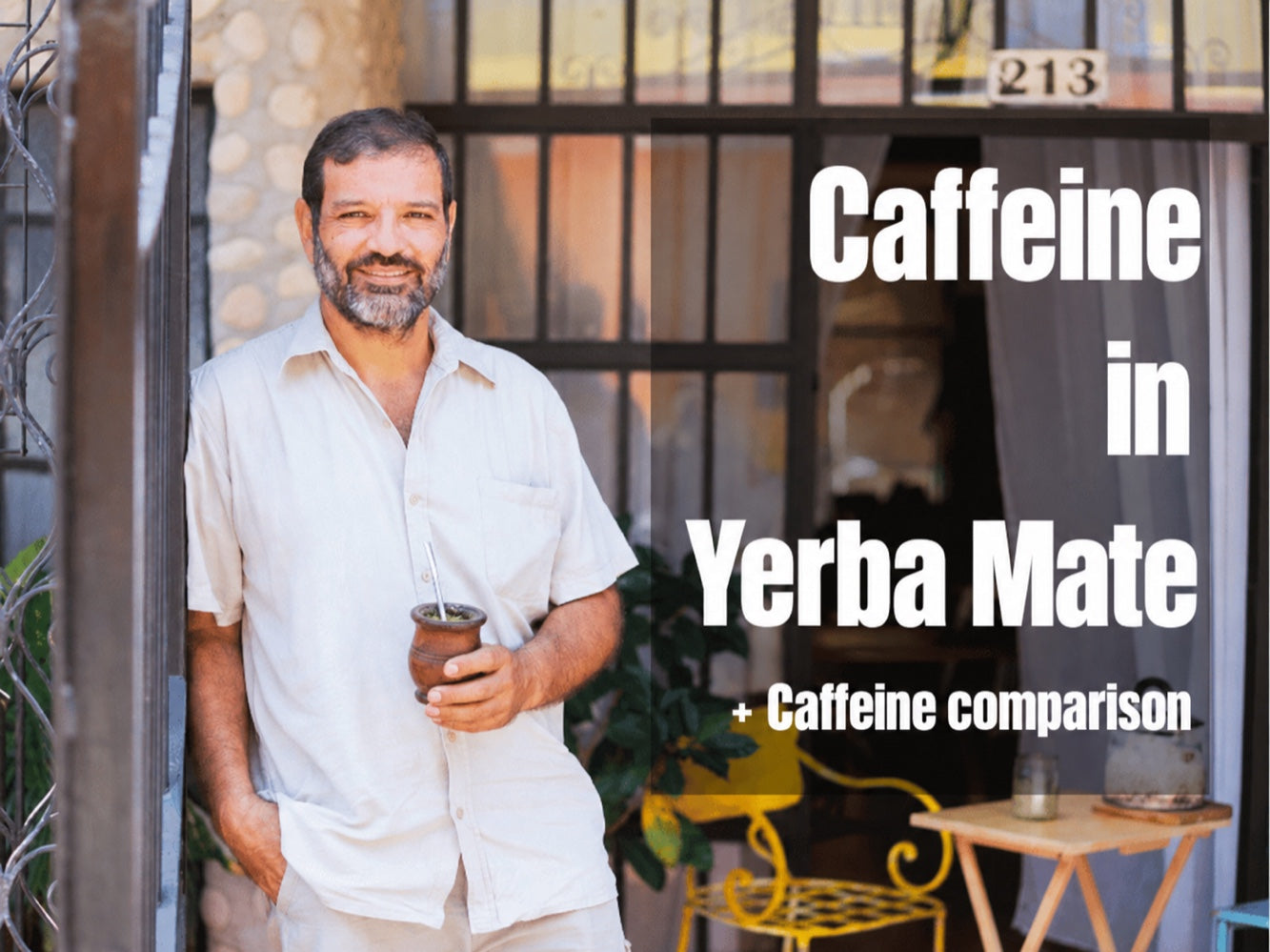 Yerba mate tea caffeine content