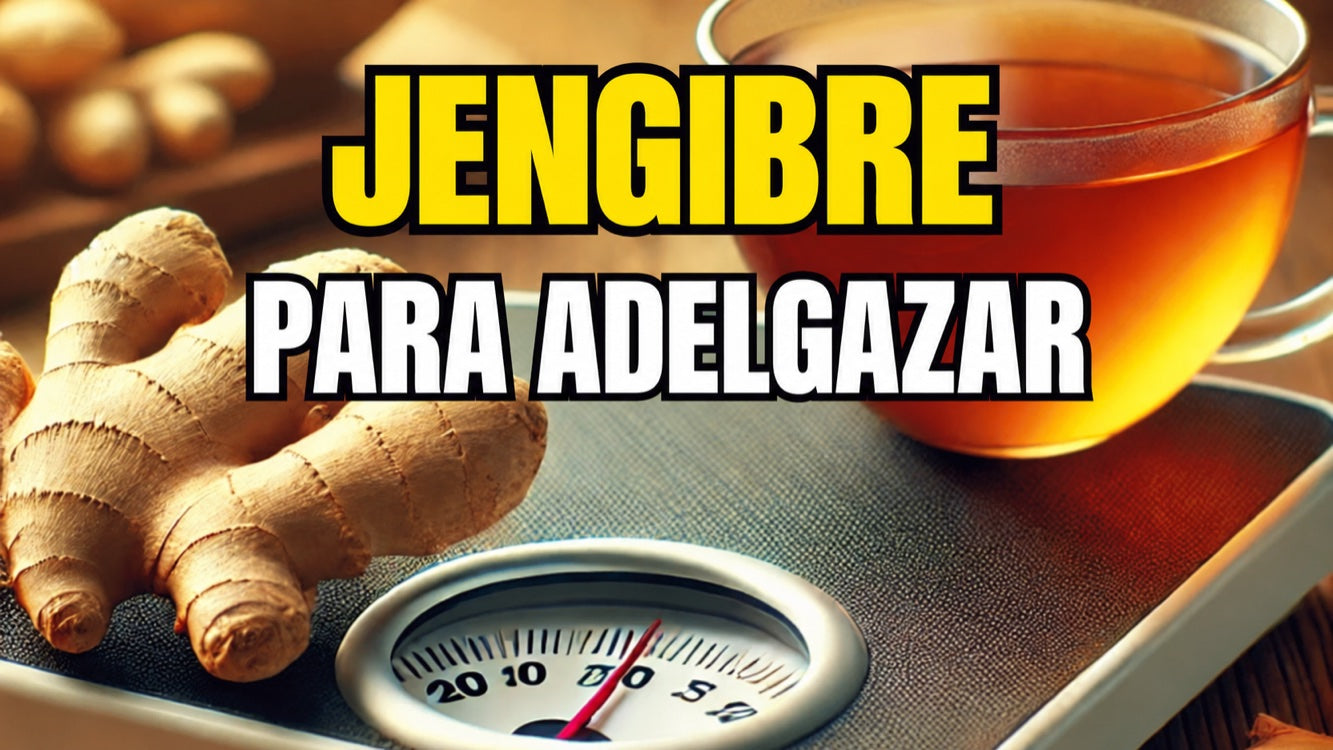 ¿Jengibre para adelgazar? Quema de grasa, metabolismo y receta