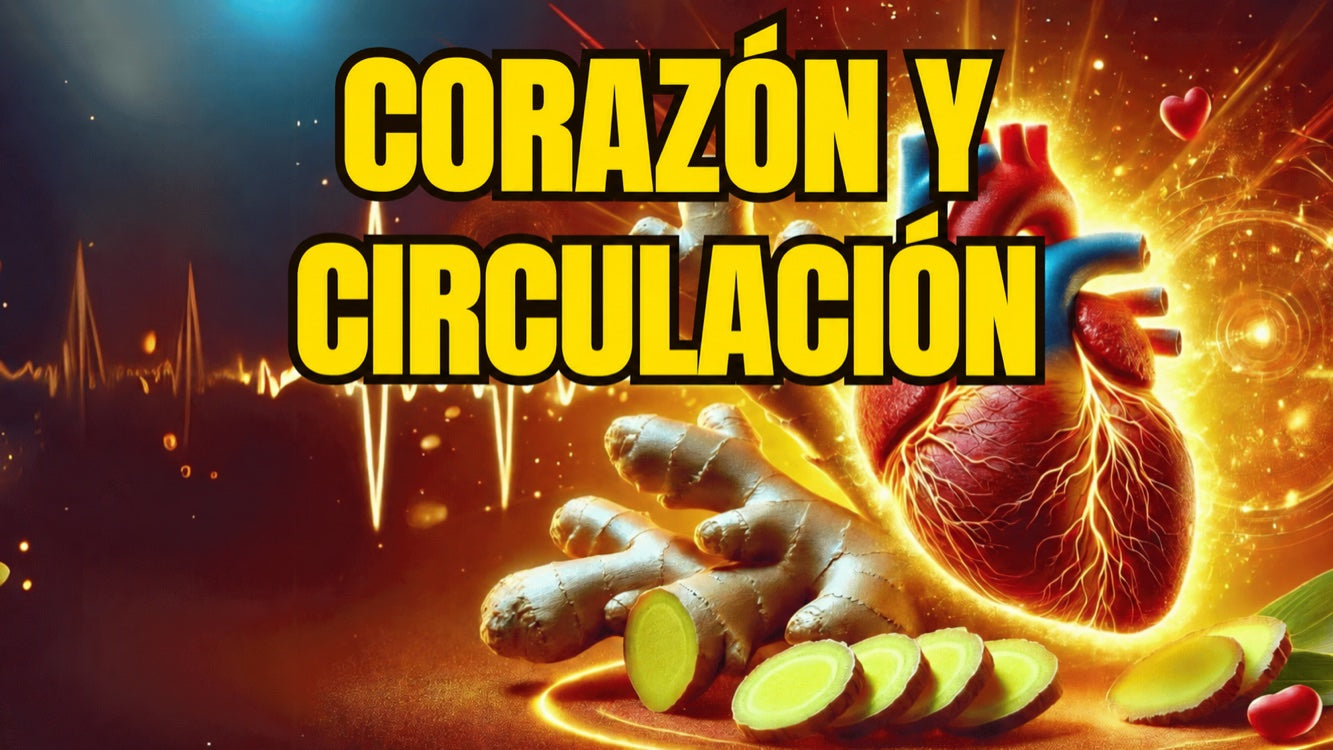 Jengibre para el corazón y la presión arterial: efectos en la circulación