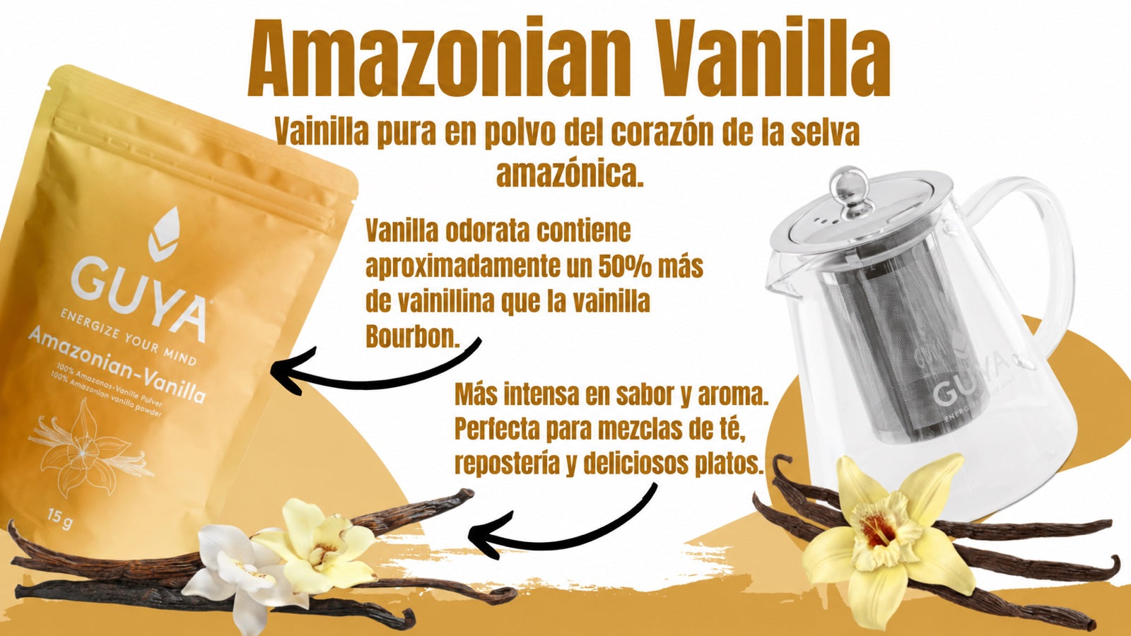 Vainilla en polvo – Amazonian-Vanilla – Vanilla Odorata 